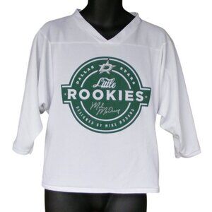 LITTLE ROOKIES Mike Modano Youth Hockey Jersey, S, White, Dallas Stars, Long slv